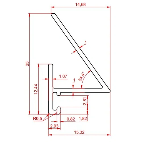 МИКРО ПЛИНТУС ЛАЙН УГЛОВОЙ СЕРЕБРИСТЫЙ ПЛИНТУС  ЛИКОРН ЛАЙН