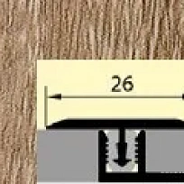 СТЫК Т-ОБРАЗНЫЙ ДУБ КРОМВЕЛЬ ПОРОГИ  РУССКИЙ ПРОФИЛЬ фото напольных порожков