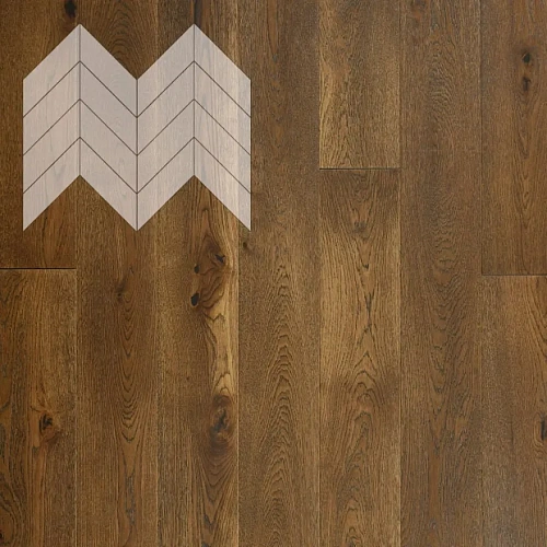 ДУБ РУСТИК ЛОФТ ИНЖЕНЕРНАЯ ДОСКА LAB ARTE ФРАНЦУЗСКАЯ ЁЛКА CHEVRON для пола