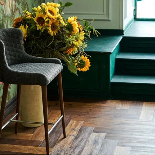 ПАРИЖСКИЙ ПАРКЕТ КВАРЦ ВИНИЛ VINILAM PARQUET HERRINGBONE