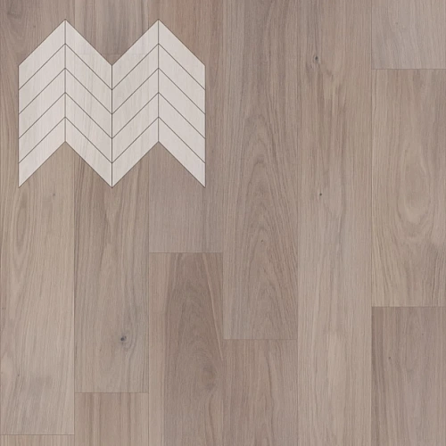 ДУБ НАТУР ЧЕГЕТ БЕЛЫЙ ИНЖЕНЕРНАЯ ДОСКА LAB ARTE ФРАНЦУЗСКАЯ ЁЛКА CHEVRON для пола