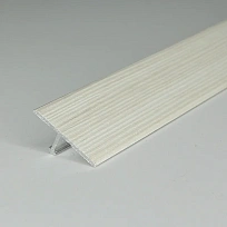 СТЫК Т-ОБРАЗНЫЙ САНТАЛ БЕЛЫЙ ПОРОГИ  РУССКИЙ ПРОФИЛЬ фото напольных порожков