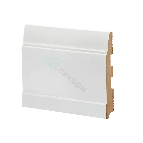 К-13 БЕЛЫЙ ПЛИНТУС  МДФ ЛИКОРН
