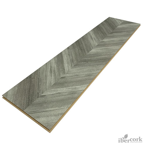 ШЕВРОН ГРИС ПРОБКОВОЕ ПОКРЫТИЕ IBERCORK ПРОБКОВЫЙ ПОЛ ЗАМКОВЫЙ