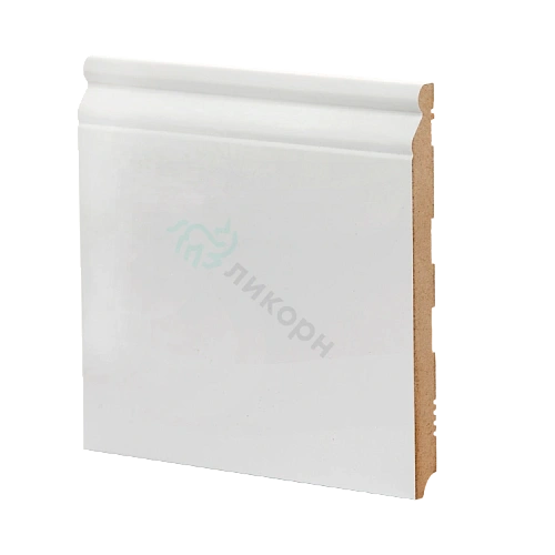 К-19 БЕЛЫЙ ПЛИНТУС  МДФ ЛИКОРН