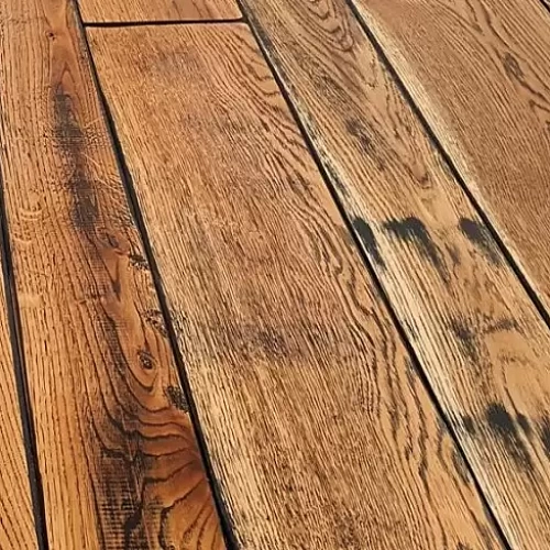 ДУБ КАДАРИО МАССИВНАЯ ДОСКА PAPA CARLO ЗАМКИ МИРА в интерьере 