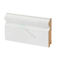 К-09 БЕЛЫЙ ПЛИНТУС  МДФ ЛИКОРН