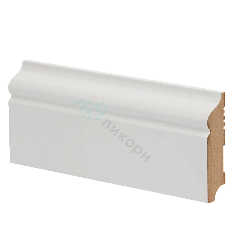 К-11 БЕЛЫЙ ПЛИНТУС  МДФ ЛИКОРН