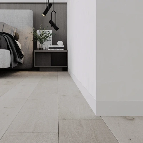 СКРЫТЫЙ ПЛИНТУС С-01.2.1 СО ВСТАВКОЙ ПОД ПОКРАСКУ К-27.80 ПЛИНТУС  ЛИКОРН ЛАЙН