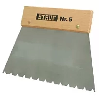 Шпатель для нанесения клея №5 ИНСТРУМЕНТЫ ДЛЯ УКЛАДКИ  STAUF
