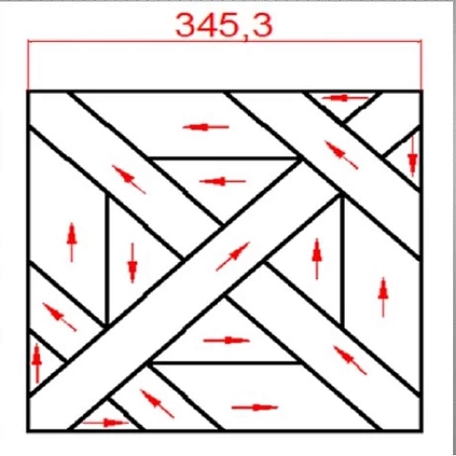 ДУБ ИНЖЕНЕРНЫЙ №7-50 МОДУЛЬНЫЙ ПАРКЕТ LAB ARTE