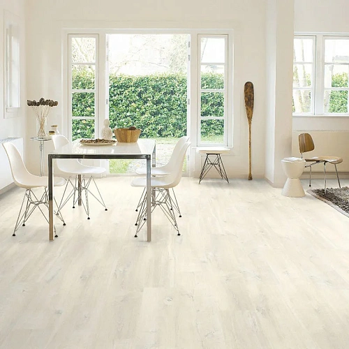ДУБ ШАРЛОТТ СВЕТЛЫЙ ЛАМИНАТ  QUICK-STEP  CREO PLUS 4V ламинат для пола