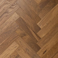 ДУБ РУСТИК ТАБАК ИНЖЕНЕРНАЯ ДОСКА  LAB ARTE  АНГЛИЙСКАЯ ЁЛКА ANGLE для пола