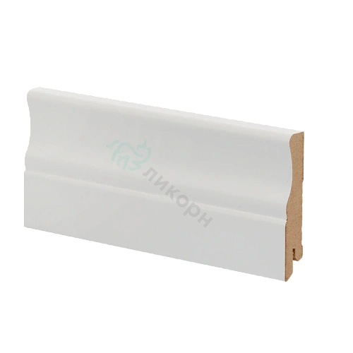 К-14 БЕЛЫЙ ПЛИНТУС  МДФ ЛИКОРН
