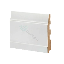 К-13 БЕЛЫЙ ПЛИНТУС  МДФ ЛИКОРН