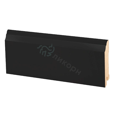 К-26 ЧЁРНЫЙ ПЛИНТУС  МДФ ЛИКОРН