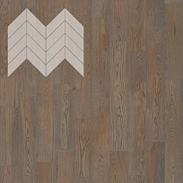 ДУБ НАТУР GRIS ИНЖЕНЕРНАЯ ДОСКА  LAB ARTE  ФРАНЦУЗСКАЯ ЁЛКА CHEVRON для пола