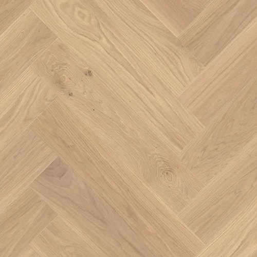 ДУБ ADAGIO WHITE ПАРКЕТНАЯ ДОСКА BOEN HERRINGBONE