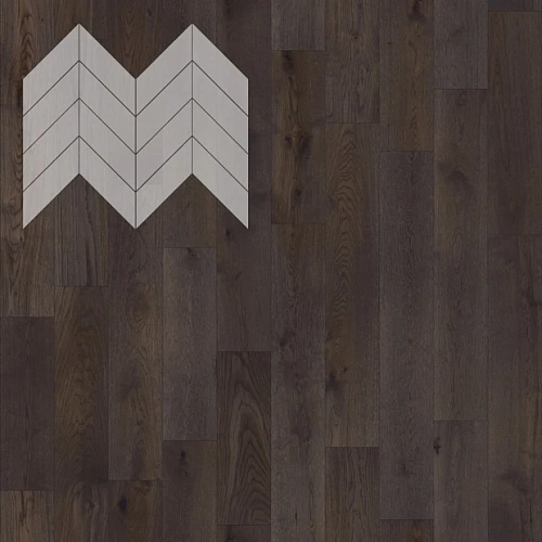 ДУБ РУСТИК ГРОТ ИНЖЕНЕРНАЯ ДОСКА LAB ARTE ФРАНЦУЗСКАЯ ЁЛКА CHEVRON для пола