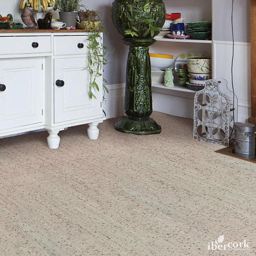 ЛАГУНА КРЕМ ПРОБКОВОЕ ПОКРЫТИЕ IBERCORK ПРОБКОВЫЙ ПОЛ ЗАМКОВЫЙ