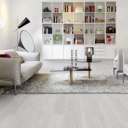 ДУБ СВЕТЛО-СЕРЫЙ КВАРЦ ВИНИЛ PERGO LVT OPTIMUM CLICK MODERN PLANK