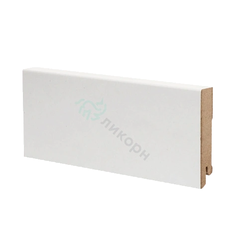 К-06 БЕЛЫЙ ПЛИНТУС  МДФ ЛИКОРН