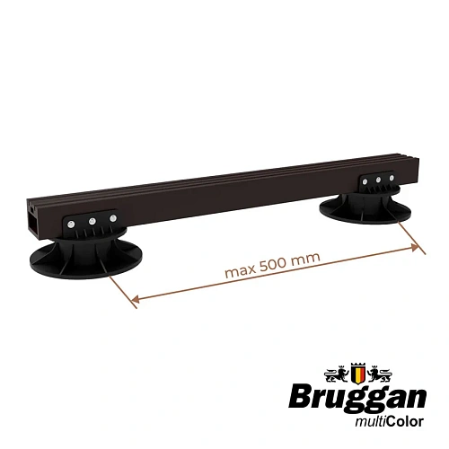 ЛАГА АЛЮМИНИЕВАЯ ТЕРРАСНАЯ ДОСКА  BRUGGAN MULTICOLOR в интерьере № 46158