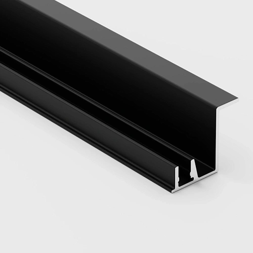 ТЕНЕВОЙ ПЛИНТУС ДЛЯ ПОДСВЕТКИ ЧЁРНЫЙ ПЛИНТУС  ЛИКОРН ЛАЙН