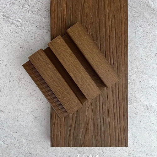 ФАСАДНЫЙ ПРОФИЛЬ FS 15 TEAK ФАСАДНАЯ ДОСКА  LEGRO NATURAL WALL PANELS № 46176