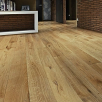 ДУБ РУСТИК ИНЖЕНЕРНАЯ ДОСКА  АЛЬСТЕР ВУД для пола