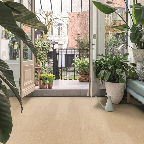 ДУБ МОЛОЧНЫЙ КВАРЦ ВИНИЛ QUICK STEP LVT ALPHA VINYL BLOS