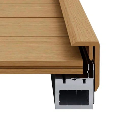 F - ПРОФИЛЬ (WPC + АЛЮМ.) MAPLE ТЕРРАСНАЯ ДОСКА  LEGRO ULTRA NATURALE в интерьере № 46170