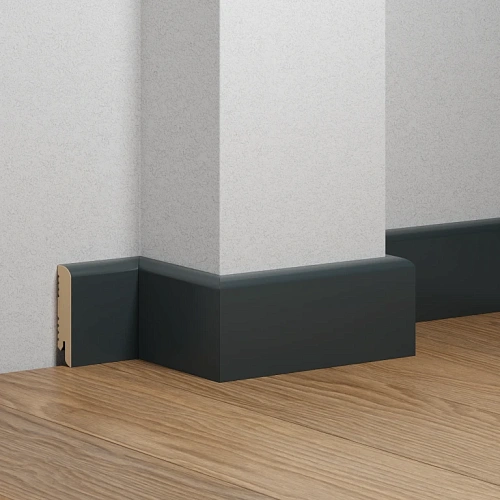 K-02 АНТРАЦИТ ПЛИНТУС  МДФ ЛИКОРН