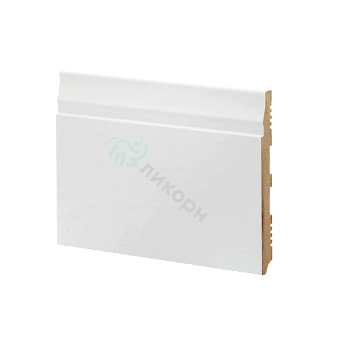 К-23 БЕЛЫЙ ПЛИНТУС  МДФ ЛИКОРН