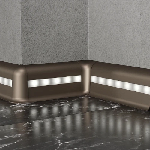 ПЛИНТУС СВЕТОДИОДНЫЙ 65 мм ПЛИНТУС  FEZARD