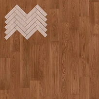ДУБ РУСТИК ХАНИ ИНЖЕНЕРНАЯ ДОСКА  LAB ARTE  АНГЛИЙСКАЯ ЁЛКА ANGLE для пола