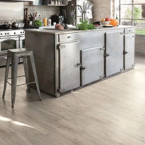 ДУБ КАНЬОН СЕРЫЙ ПИЛЁНЫЙ КВАРЦ ВИНИЛ QUICK STEP LVT ALPHA VINYL BLOS