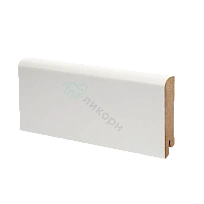 K-02 БЕЛЫЙ ПЛИНТУС  МДФ ЛИКОРН