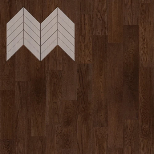 ДУБ РУСТИК БРОНЗА ИНЖЕНЕРНАЯ ДОСКА LAB ARTE ФРАНЦУЗСКАЯ ЁЛКА CHEVRON для пола