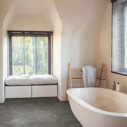 МРАМОР ТЁМНО-КОРИЧНЕВЫЙ КВАРЦ ВИНИЛ QUICK STEP LVT VOLCANO