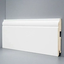 U 104-120 БЕЛЫЙ ПЛИНТУС  DEARTIO