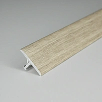 СТЫК Т-ОБРАЗНЫЙ ОРЕХ СВЕТЛЫЙ ПОРОГИ  РУССКИЙ ПРОФИЛЬ фото напольных порожков