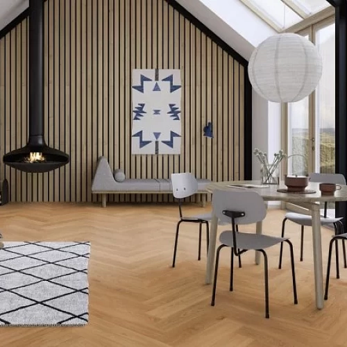 ДУБ ADAGIO ПАРКЕТНАЯ ДОСКА BOEN HERRINGBONE