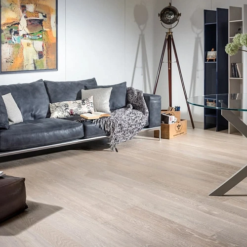 Белый иней ПАРКЕТНАЯ ДОСКА COSWICK