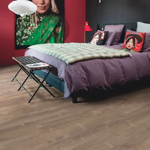 ДУБ РЕЧНОЙ СЕРЫЙ ТЕМНЫЙ КВАРЦ ВИНИЛ PERGO LVT OPTIMUM MODERN PLANK GLUE