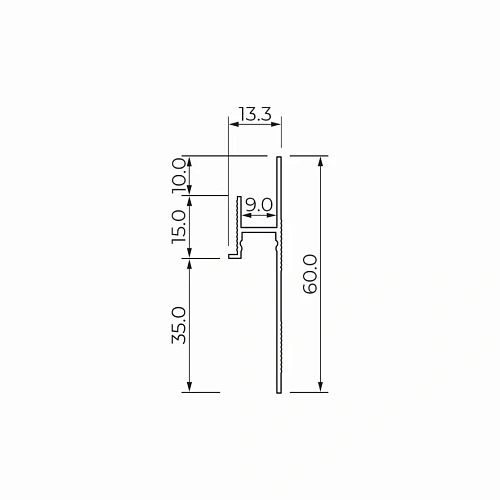 ТЕНЕВОЙ ШОВ ПЛИНТУС  ЛИКОРН ЛАЙН