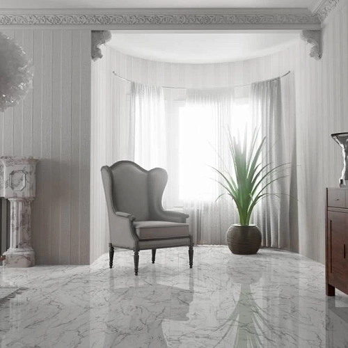 МРАМОР КАРРАРА ЛАМИНАТ  FALQUON  BLUE LINE STONE ламинат для пола