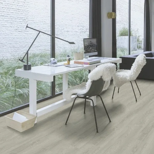 ДУБ СЕРЫЙ ГЛАДКИЙ КВАРЦ ВИНИЛ QUICK STEP LVT ATMOSPHERE