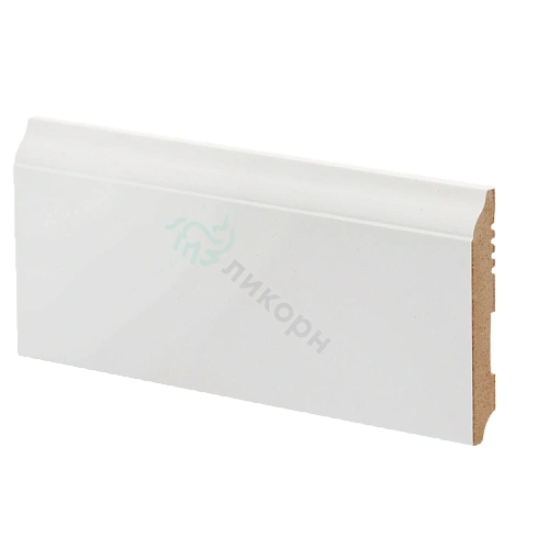 К-18 БЕЛЫЙ ПЛИНТУС  МДФ ЛИКОРН
