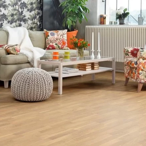 ДУБ АРКТИК БРАШ ПАРКЕТНАЯ ДОСКА TARKETT SAMBA